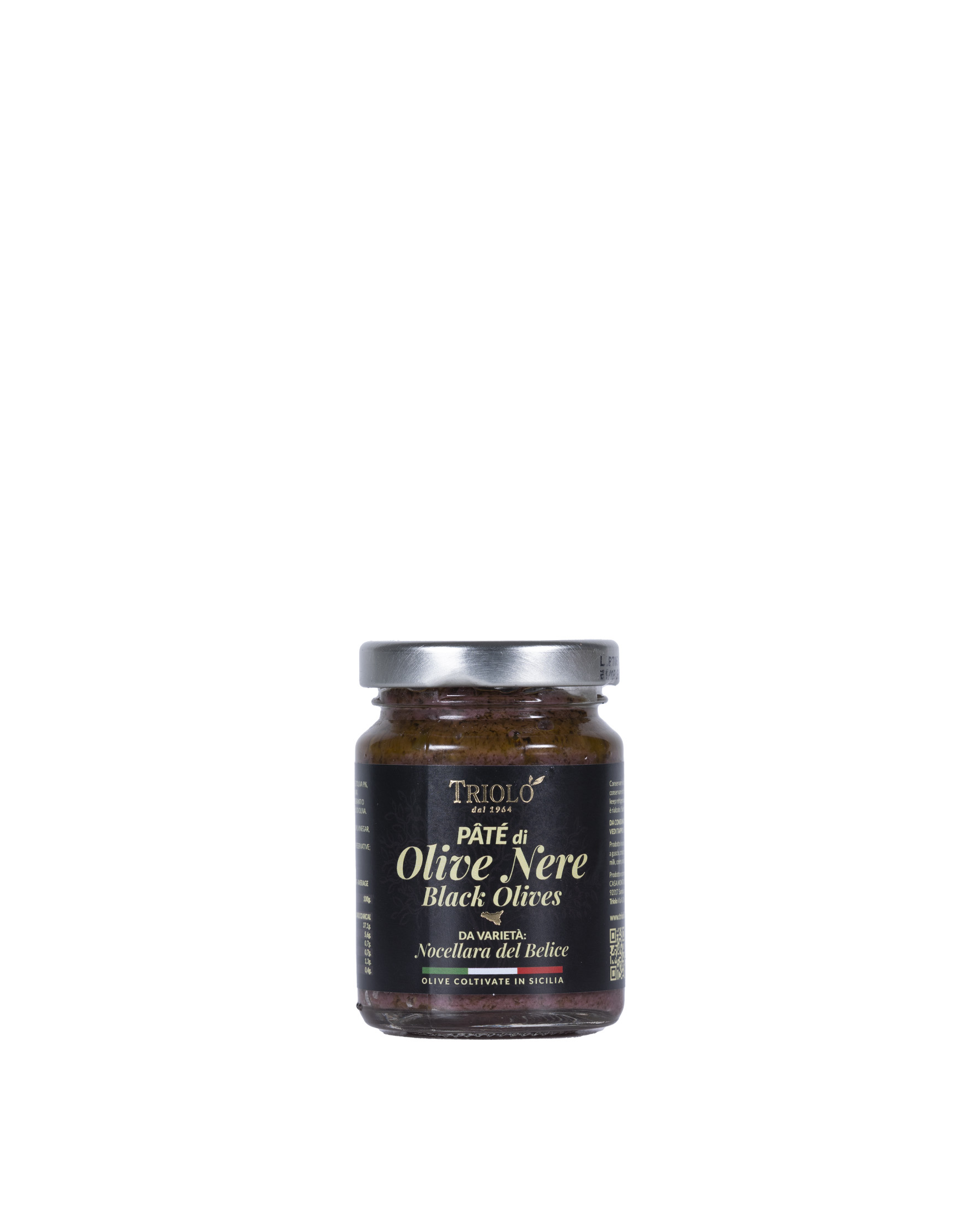 Patè di Olive Nere varietà "Nocellara del Belice"